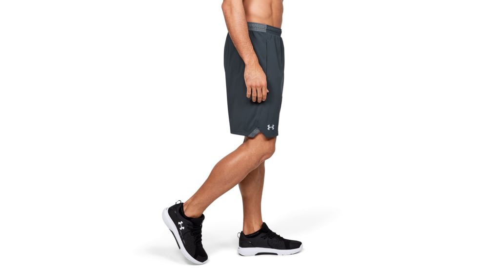 Under Armour UA Locker 9in Pocketed Short - Mens, Stealth Gray, Medium, 1351350008MD
