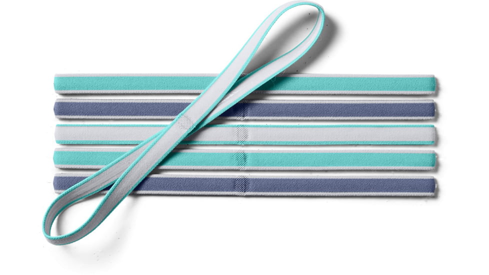 Under Armour UA Mini Headband 6-Pack, Radial Turquoise, One Size Fits All, 1286016482OSFA