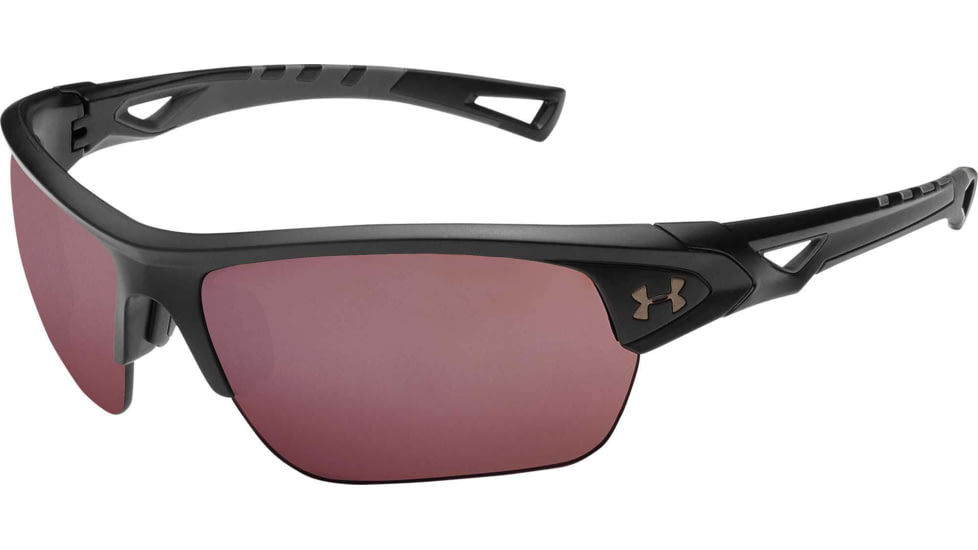 Under Armour UA Octane Sunglasses, Tuned Golf Lens, Satin Black, One Size Fits Most, UA8650094-010974