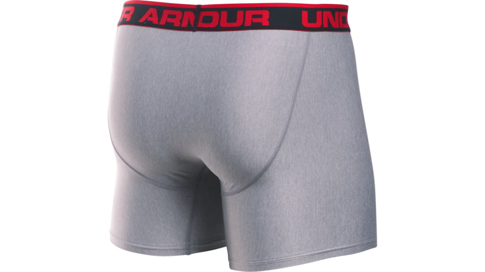 Under Armour UA Original Series 6in Boxerjock - Mens, True Gray Heather, Medium, 1277238025MD