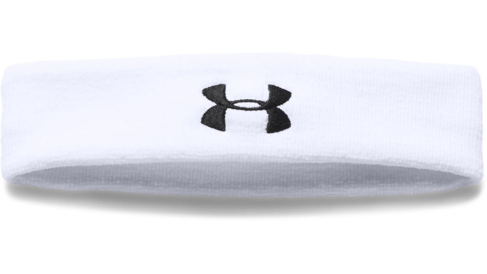 Under Armour UA Performance Headband, White, One Size Fits All, 1276990100OSFA