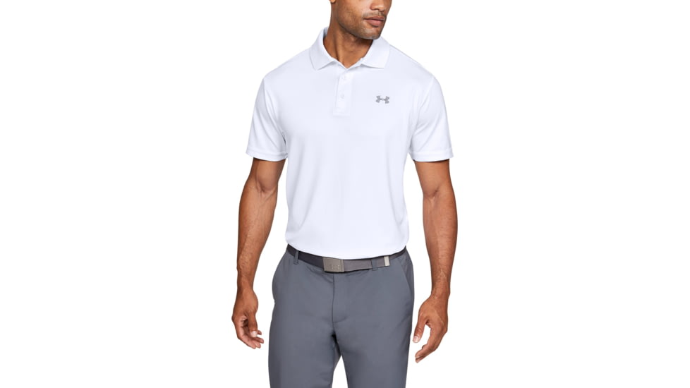 Under Armour UA Performance Polo - Mens, White, 2X-Large, 12427551002X