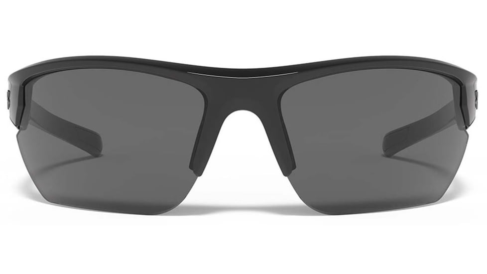 Under Armour UA Propel Sunglasses, Gray Lens, Satin Carbon, One Size Fits Most, UA8600106-060100