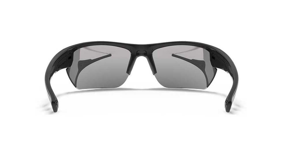 Under Armour UA Propel Sunglasses, Gray Polarized Lens, Shiny Black, One Size Fits Most, UA8640106-000118