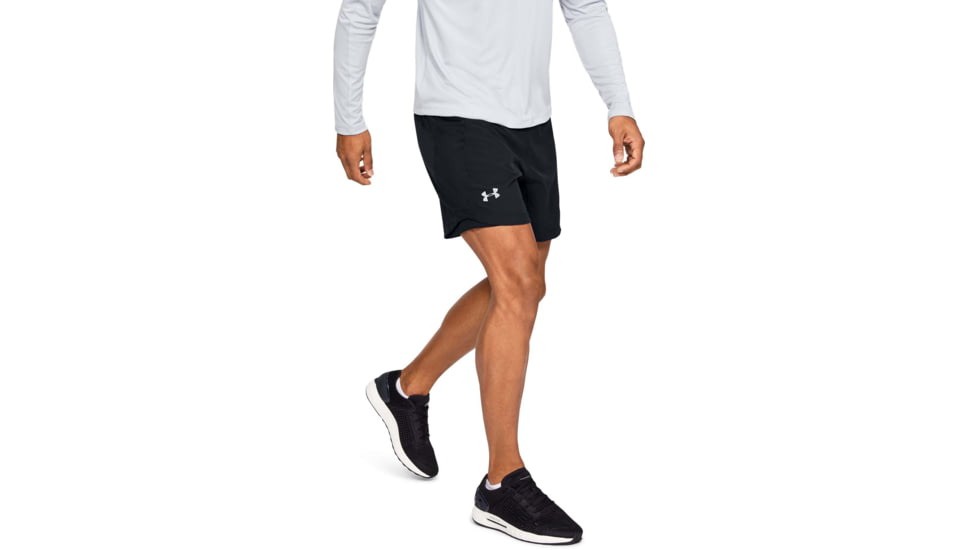 Under Armour Ua Qualifier Speedpocket 7 Shorts, Black - 1326600001LG