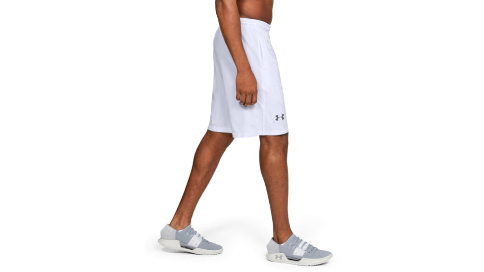 Under Armour UA Raid 10in Short - Mens, White, 3X-Large, 12535271003X