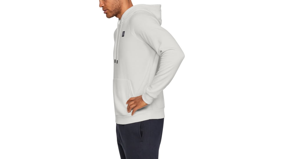 Under Armour UA Rival Fleece Hoodie - Mens, 2XL, Onyx White, 13207361122X