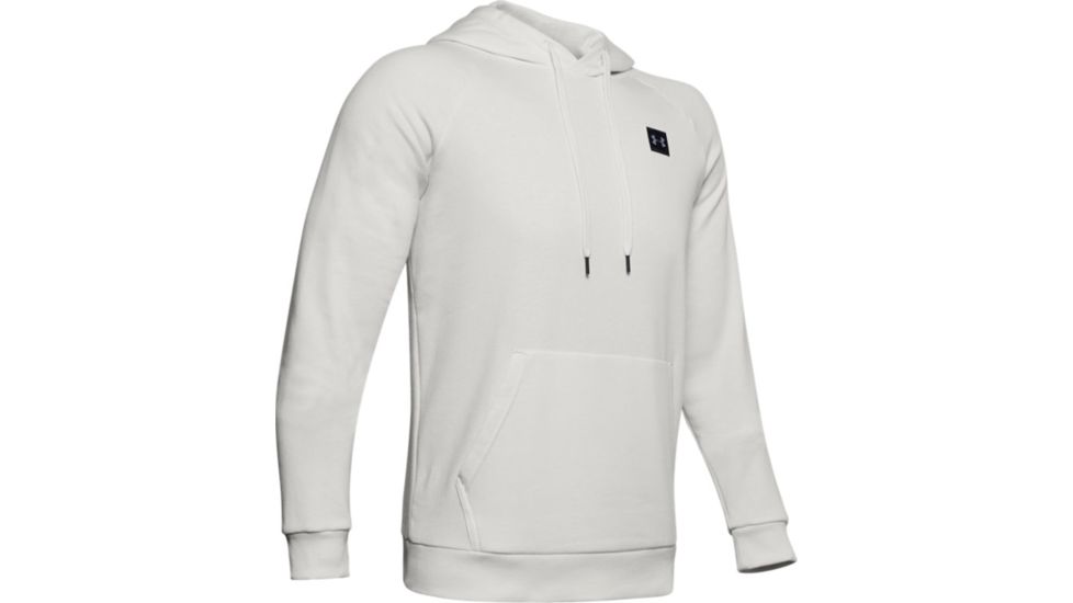 Under Armour UA Rival Fleece Hoodie - Mens, 2XL, Onyx White, 13207361122X