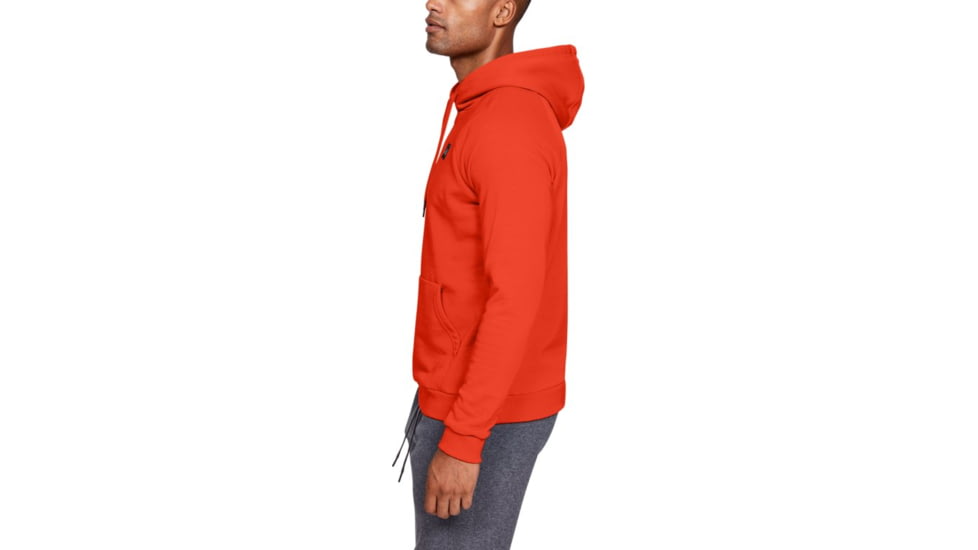 Under Armour UA Rival Fleece Hoodie - Mens, Extra Large, Ultra Orange, 1320736856XL