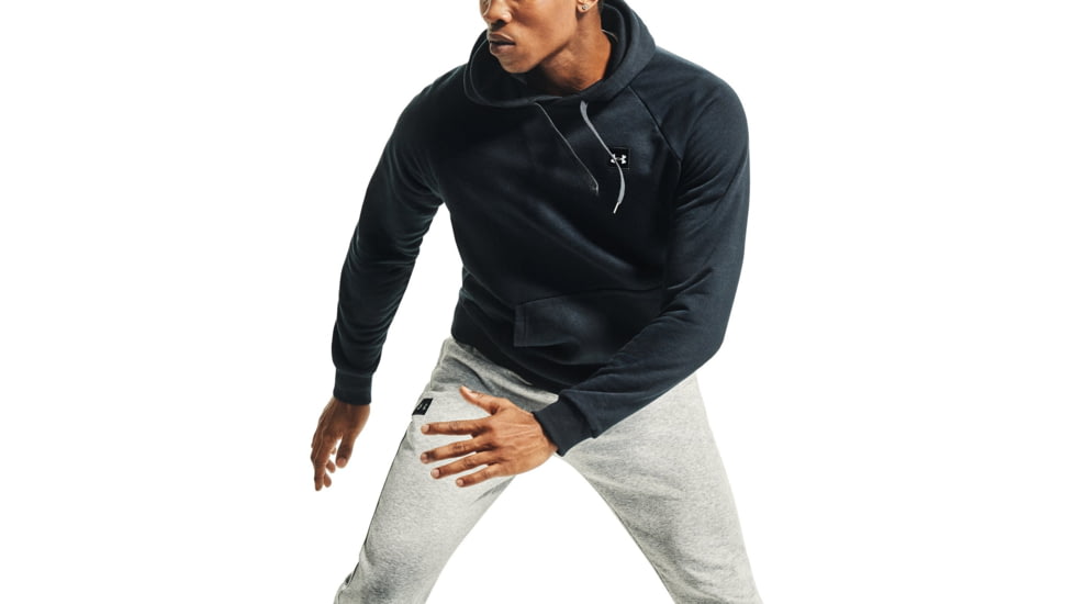 Under Armour UA Rival Fleece Hoody - Mens, Black, 3X-Large, 13207360013X