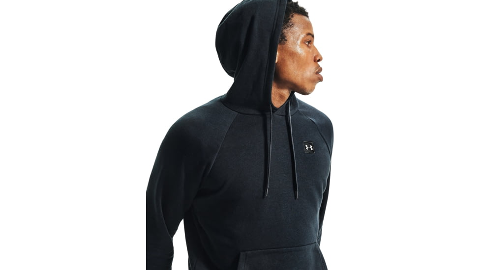 Under Armour UA Rival Fleece Hoody - Mens, Black, 3X-Large, 13207360013X