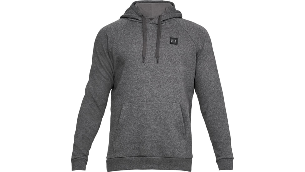 Under Armour UA Rival Fleece Hoody - Mens, Charcoal Light Heather, Medium, 1320736020MD