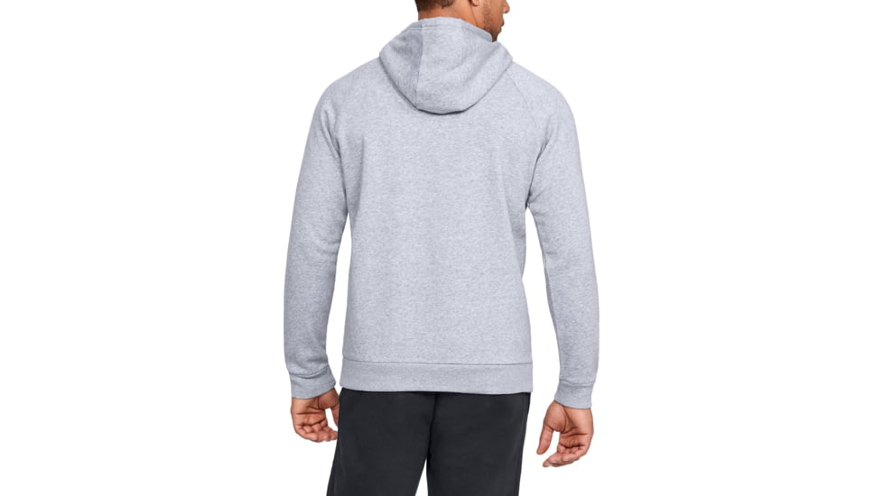 Under Armour UA Rival Fleece Hoody - Mens, Steel Light Heather, Small, 1320736036SM