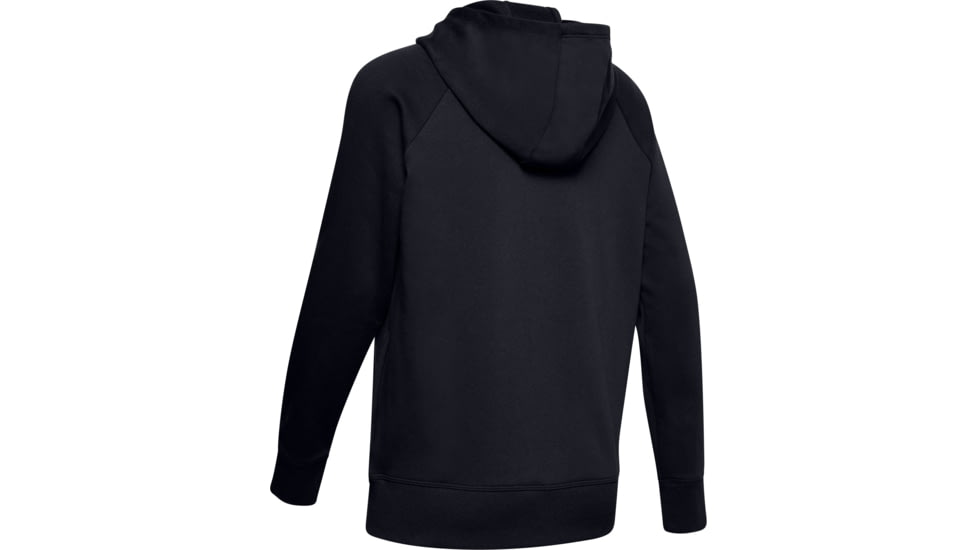 Under Armour UA Rival Fleece Sportstyle LC Sleeve Graphic Hoodie - Womens, Black, Large, 1348559001LG