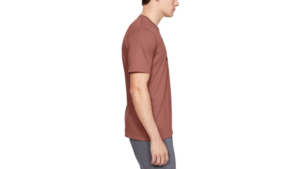 Under Armour UA Sportstyle Logo T-Shirt - Mens, Extra Large, Cedar Brown, 1329590226XL