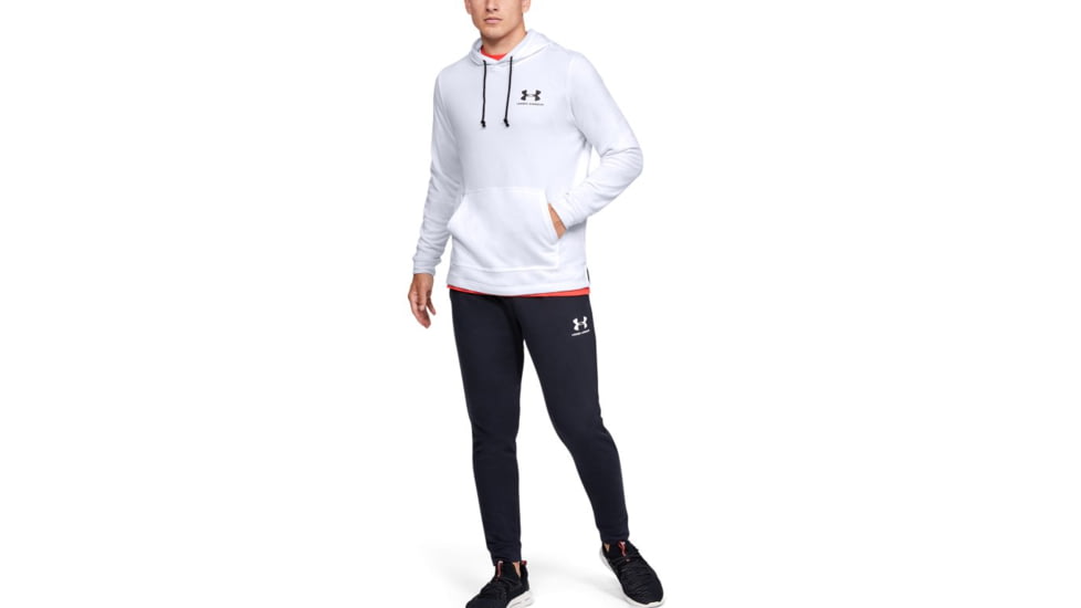 Under Armour UA Sportstyle Terry Hoodie - Mens, 2XL, Onyx White, 13292911132X