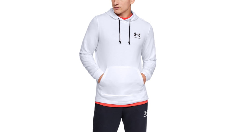 Under Armour UA Sportstyle Terry Hoodie - Mens, 2XL, Onyx White, 13292911132X