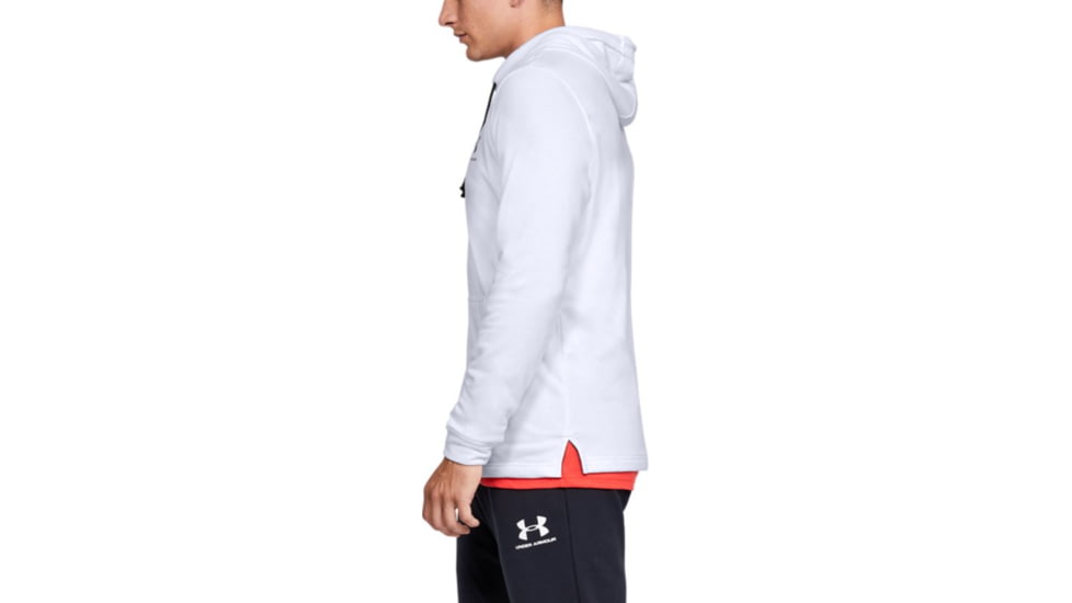 Under Armour UA Sportstyle Terry Hoodie - Mens, 2XL, Onyx White, 13292911132X