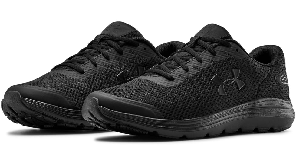 Under Armour UA Surge 2 Running Shoe - Mens, Black, 10, 302259500210