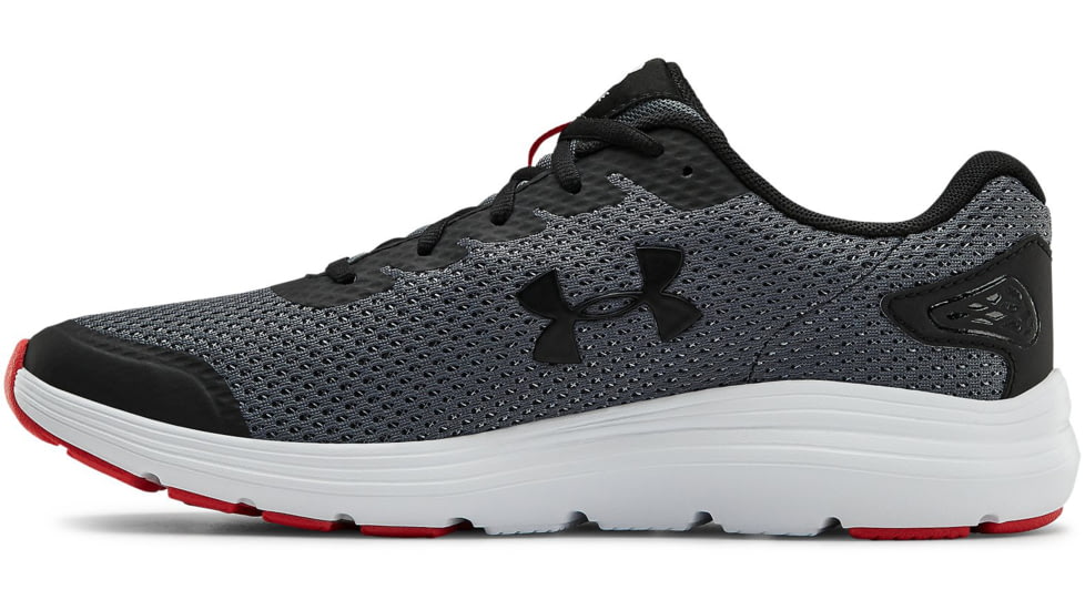 Under Armour UA Surge 2 Running Shoe - Mens, Black/Gray, 10, 302259510010