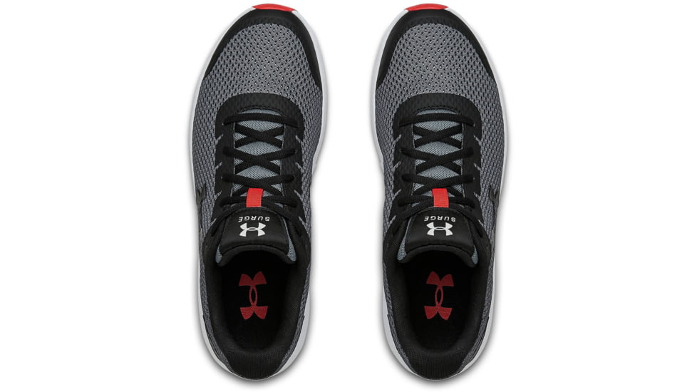 Under Armour UA Surge 2 Running Shoe - Mens, Black/Gray, 10, 302259510010