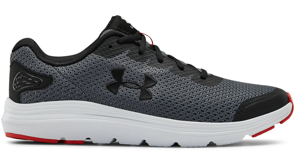 Under Armour UA Surge 2 Running Shoe - Mens, Black/Gray, 10, 302259510010