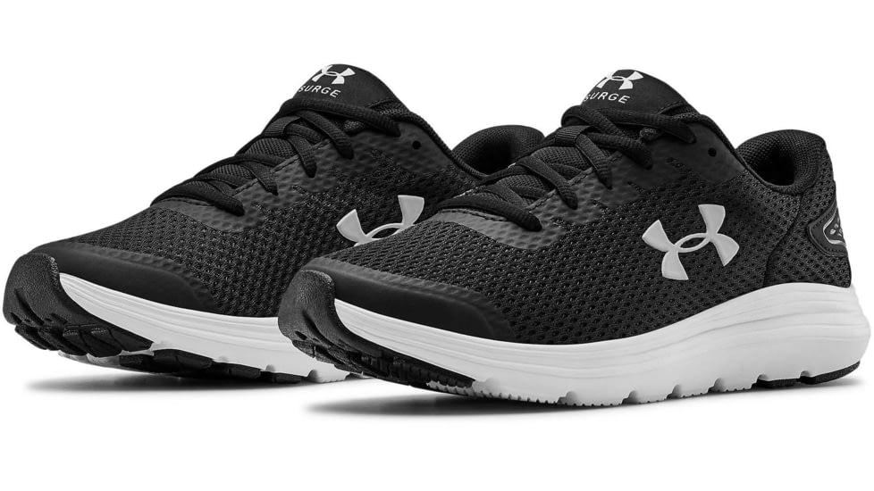 Under Armour UA Surge 2 Running Shoe - Womens, Black, 7, 30226050017