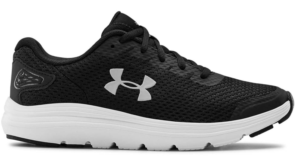 Under Armour UA Surge 2 Running Shoe - Womens, Black, 7, 30226050017