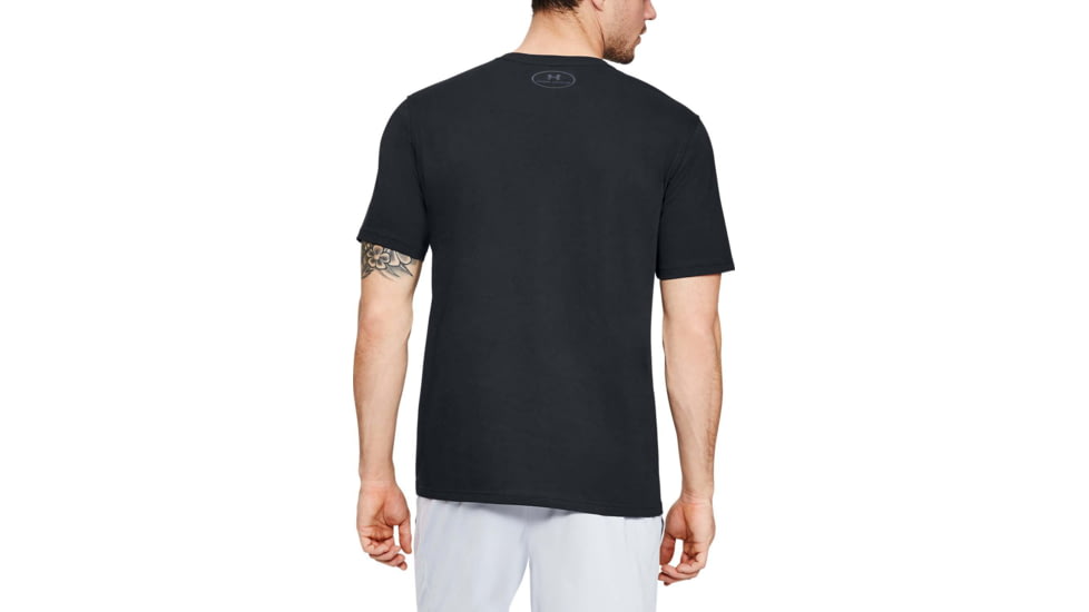 Under Armour UA Tac Charged Cotton T-Shirt - Mens, Black, Medium, 1316934001MD