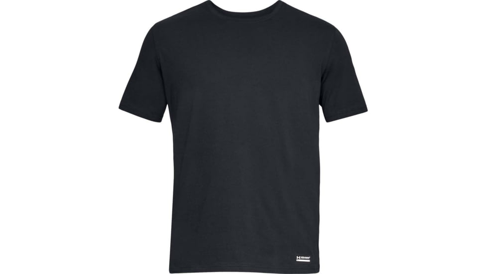 Under Armour UA Tac Charged Cotton T-Shirt - Mens, Black, Medium, 1316934001MD
