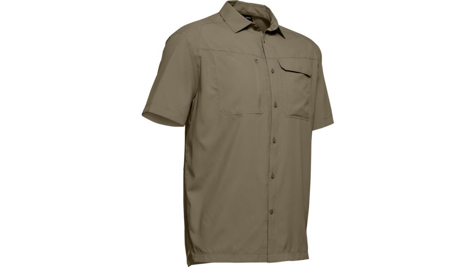Under Armour Ua Tac Hunter Short Sleeve Shirt, Federal Tan - 1327453499XL