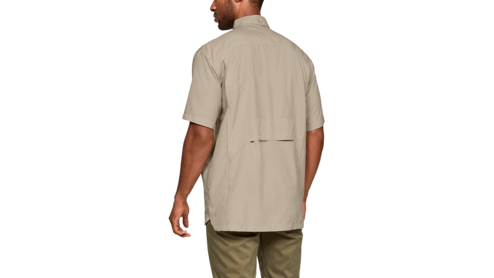 Under Armour UA Tac Hunter Short Sleeve Shirt - Mens, Desert Sand, Large, 1327453290LG