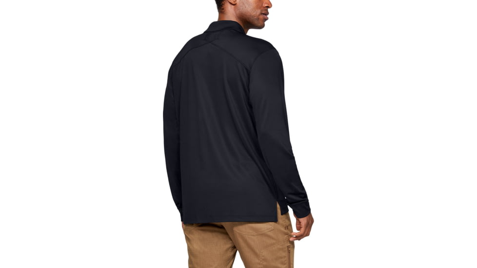 Under Armour UA Tactical Performance Long Sleeve Polo - Mens, 2XL, Black, 12796370012X