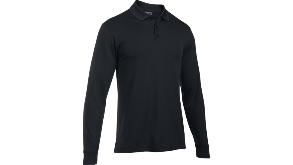 Under Armour UA Tactical Performance Long Sleeve Polo - Mens, 2XL, Black, 12796370012X