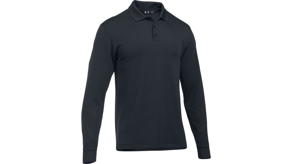 Under Armour UA Tactical Performance Long Sleeve Polo - Mens, Small, Dark Navy, 1279637465SM