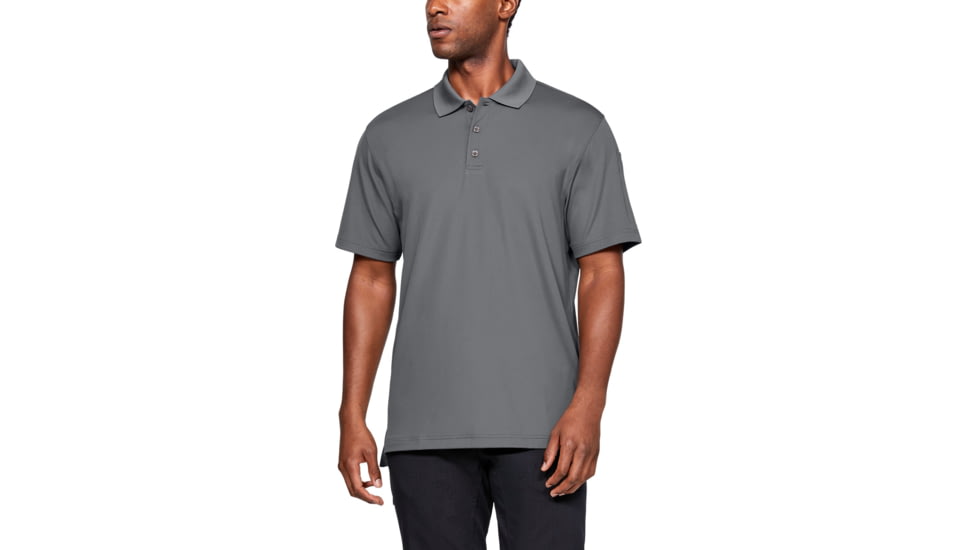 Under Armour UA Tac Performance Polo - Mens, Graphite, X-Large, 1279759040XL