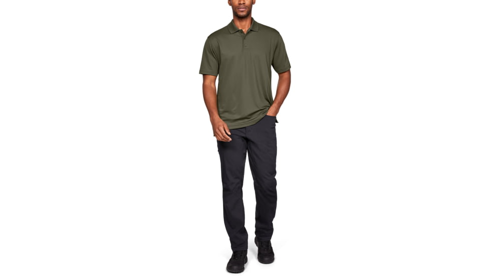 Under Armour UA Tac Performance Polo - Mens, Marine OD Green, X-Large, 1279759390XL