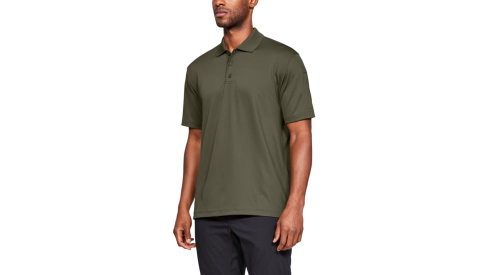 Under Armour UA Tac Performance Polo - Mens, Marine OD Green, X-Large, 1279759390XL
