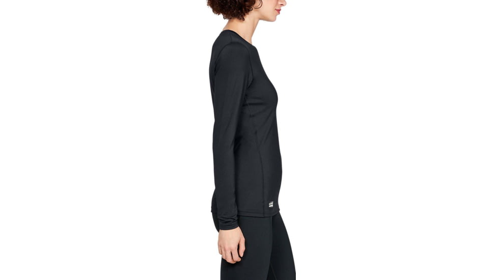 Under Armour UA Tactical Crew Base Top - Womens, Black, Medium, 1316922001MD