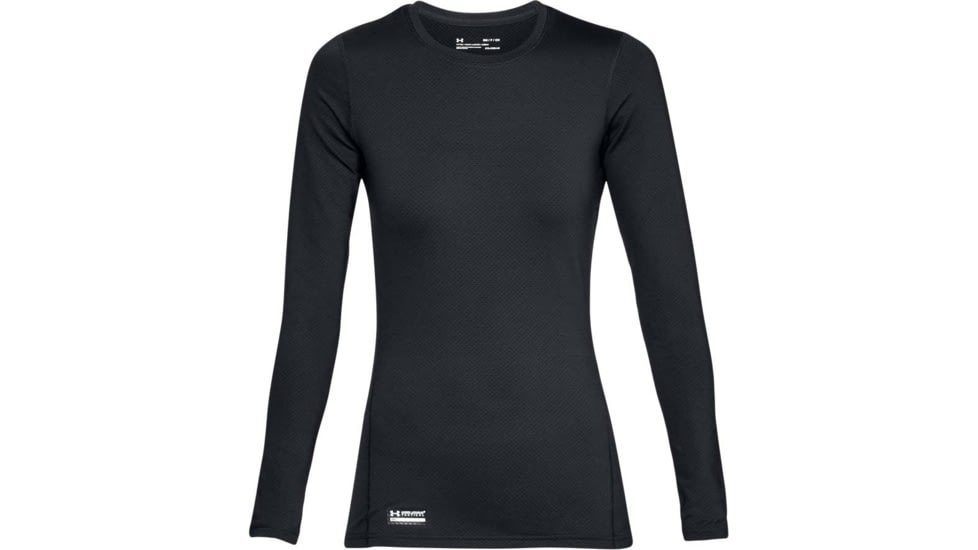 Under Armour UA Tactical Crew Base Top - Womens, Black, Medium, 1316922001MD
