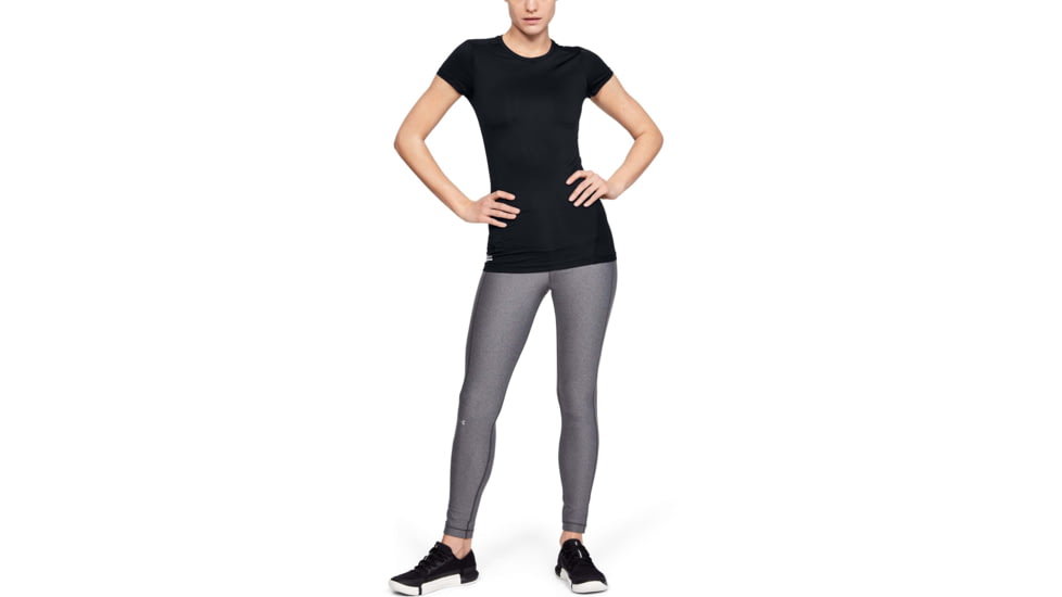 Under Armour UA Tactical HeatGear Compression T-Shirt - Womens, Black, X-Small, 1235253001XS