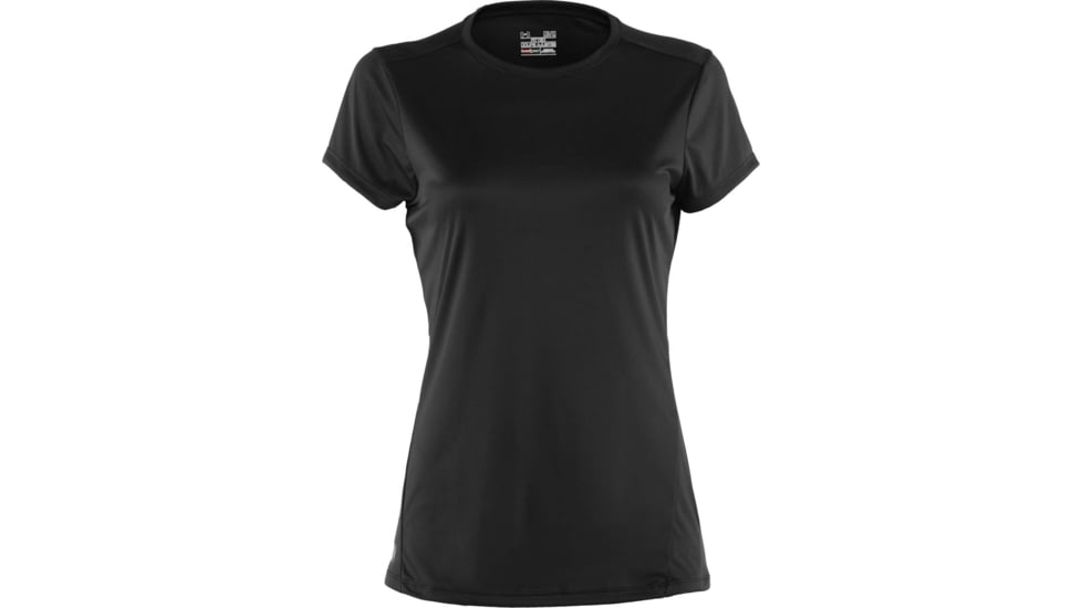 Under Armour UA Tactical HeatGear Compression T-Shirt - Womens, Black, X-Small, 1235253001XS