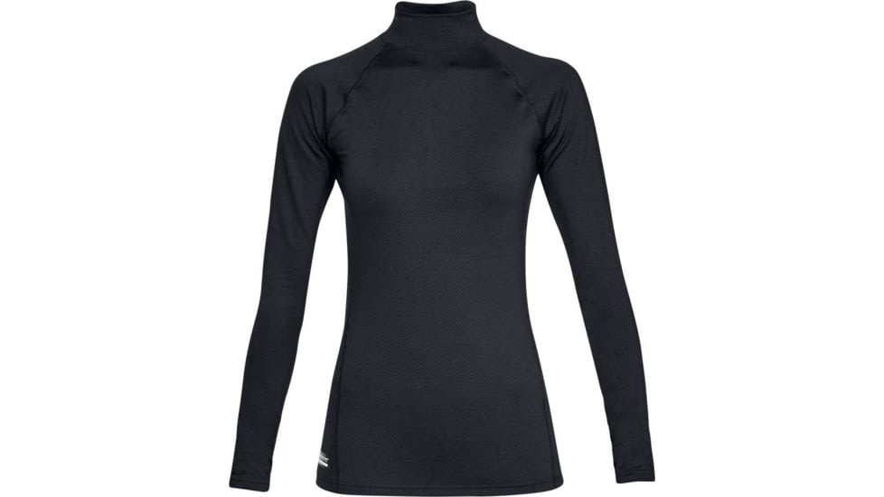 Under Armour UA Tactical Reactor Mock Base T-Shirt - Womens, Black, Large, 1316921001LG
