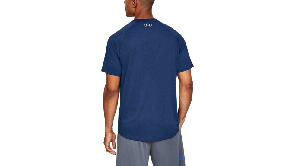 Under Armour UA Tech Short Sleeve Shirt - Men's, Large, American Blue, 1345317449LG