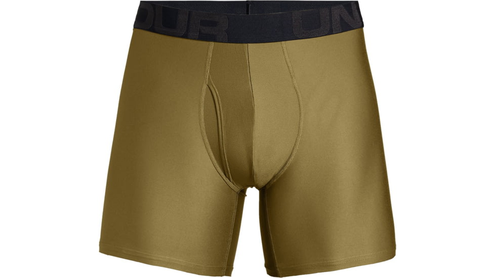 Under Armour UA Tech Boxerjock 6in 2-Pack - Mens, Canyon Green, 2X-Large, 13274153092X