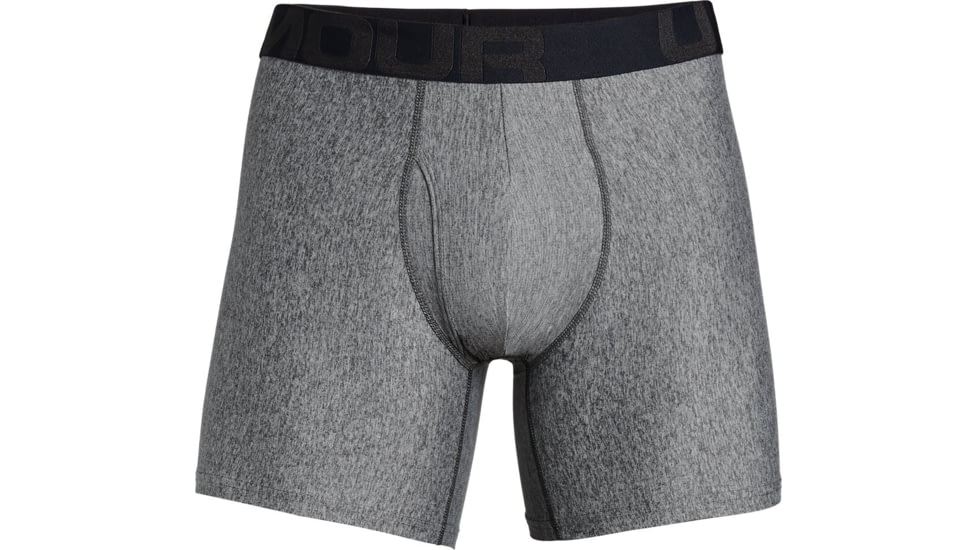 Under Armour UA Tech Boxerjock 6in 2-Pack - Mens, Dark Maroon, X-Large, 1327415601XL