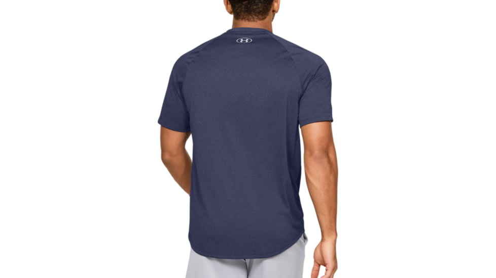 Under Armour UA Tech Short Sleeve Shirt - Mens, Extra Large, Blue Ink, 1345317497XL