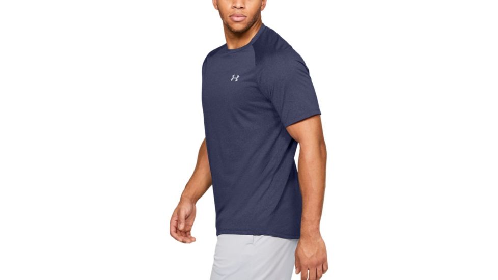 Under Armour UA Tech Short Sleeve Shirt - Mens, Extra Large, Blue Ink, 1345317497XL