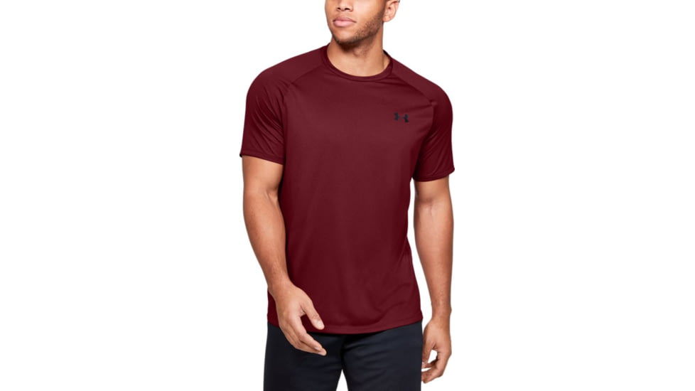 Under Armour UA Tech Short Sleeve Shirt - Mens, 3XL, Cordova, 13453176153X