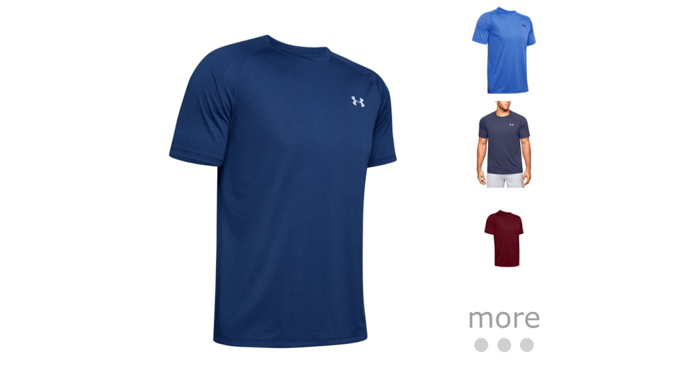 Under Armour UA Tech Short Sleeve Shirt - Men's, American Blue, Blue, Blue Ink, Cordova, Halo, Ultra Orange